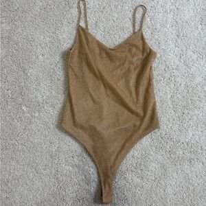 H&M Gold Shimmer Bodysuit